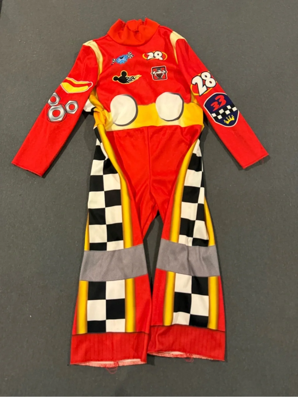 Disney Mickey Roadster Classic Toddler Costume - Size 2T